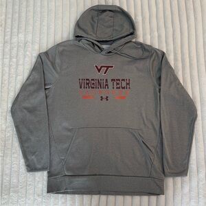 Under Armour Gray Virginia Tech Lacrosse Sweatshirt